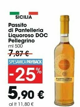 Carrefour Market Cantine Pellegrino - Passito Liquoroso Dop 500 G(ml) offerta