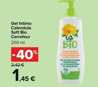 Carrefour Carrefour Gel Intimo Calendula Soft Bio offerta