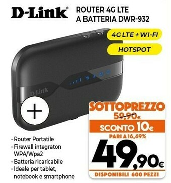 Expert D-Link Router DWR-932 offerta