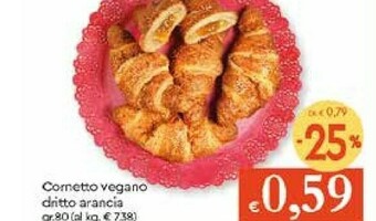 Galassia Cornetto Vegano Dritto Arancia offerta