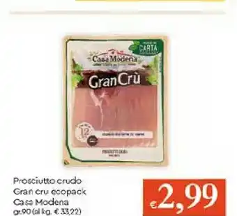 Galassia Casa Modena Prosciutto Crudo Gran Cru Ecopack offerta