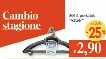 Bama Porta Abiti Valzer Set 4pz