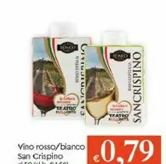Galassia Cantine ronco Vino Rosso San Crispino offerta