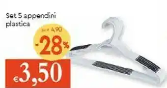 Galassia Galassia Set 5 Appendini Plastica offerta