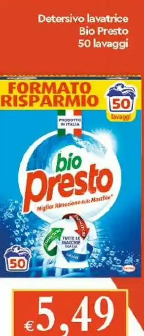 Galassia Bio Presto Detersivo Lavatrice offerta