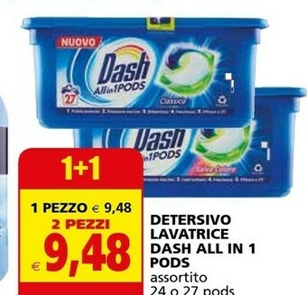 Il Gigante Dash Detersivo lavatrice offerta