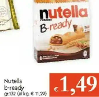 Galassia Ferrero Nutella B-ready offerta