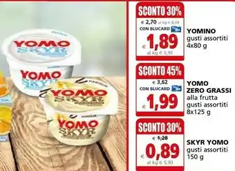 Il Gigante Yomino Yogurt offerta