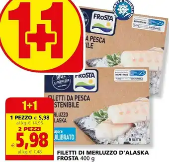Il Gigante Frosta Filetti di merluzzo offerta