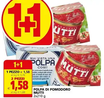 Il Gigante Mutti Pomodori pelati offerta