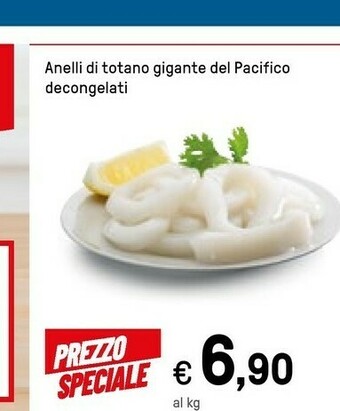 Anelli Di Totano Gigante Del Pacifico Decongelati