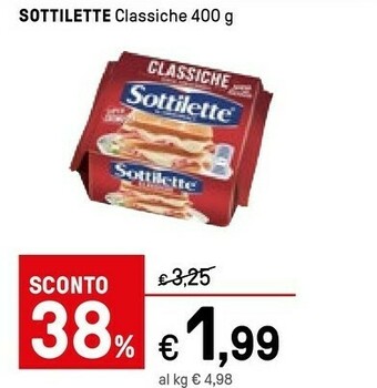 Iper La Grande Mondelez - Sottilette Le Originali Classiche 400 G(ml) offerta