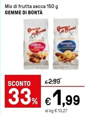 Iper La Grande Gemme Di Bontà Mix Di Frutta Secca offerta