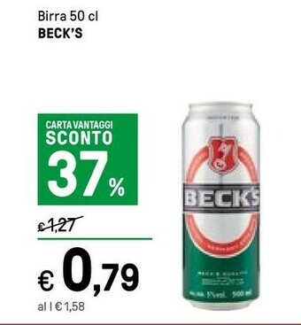 Iper La Grande Becks Birra offerta