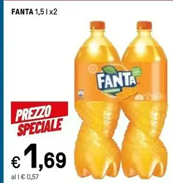 Iper La Grande Coca Cola Fanta Aranciata 3000 G(ml) offerta
