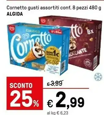 Iper La Grande Algida Cornetto Classico Formato Speciale 480 G(ml) offerta