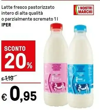 Latte Fresco Pastorizzato Intero Di Alta Qualità