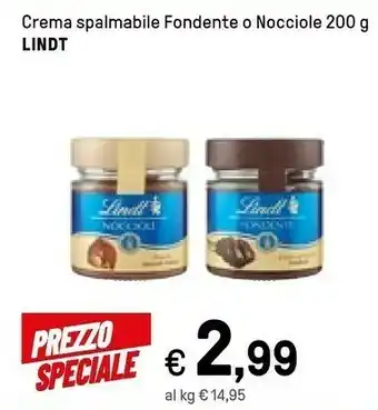 Iper La Grande Lindt Crema Cacao Fondente offerta