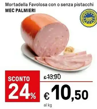 Iper La Grande Palmieri Mortadella Favolosa Con Pistacchi offerta