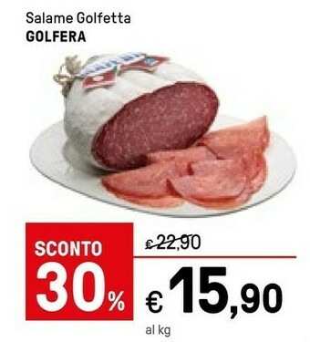 Iper La Grande Golfera Salame Golfetta offerta