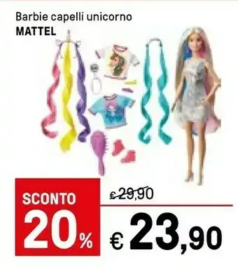 Iper La Grande Mattel Barbie Unicorno offerta