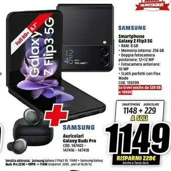 MediaWorld Samsung Smartphone offerta