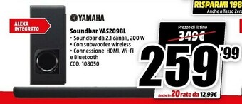 MediaWorld Soundbar offerta