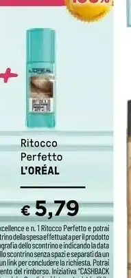 Iper La Grande L'Oreal Ritocco Perfetto offerta
