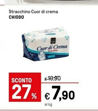 Iper La Grande Chiodo Stracchino Cuor Di Crema offerta