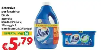 Pam Dash Detersivo lavatrice offerta