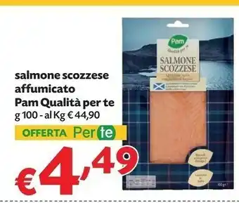 Pam Pam & Panorama - Salmone Scozzese Affumicato 100 G(ml) offerta