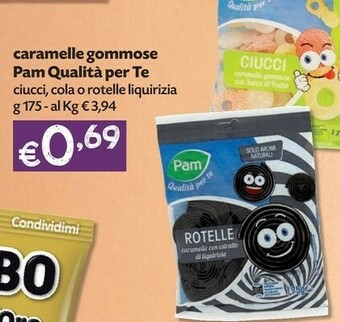 Pam Caramelle offerta