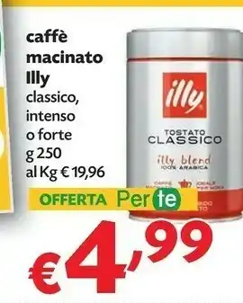 Pam Illy Caffè Macinato Classico offerta