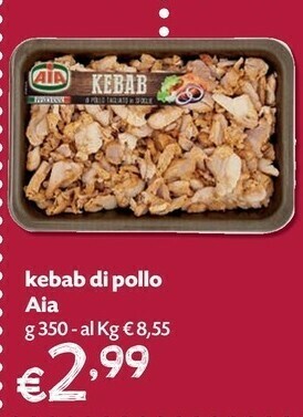 Pam Aia Kebab offerta