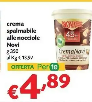 Pam Novi 45 Crema Spalmabile Alle Nocciole offerta