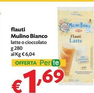 Pam Mulino Bianco Merendine offerta