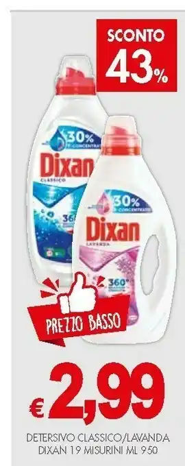 PrestoFresco Dixan Detersivo lavatrice offerta