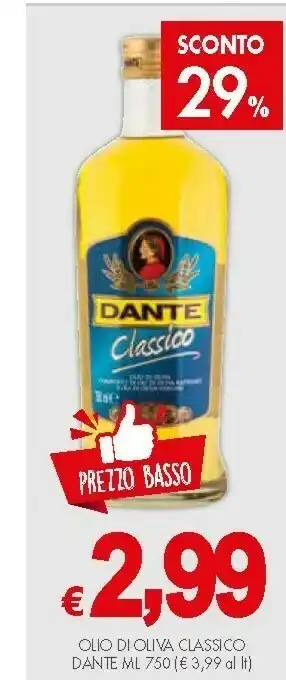 PrestoFresco Dante Olio extravergine di oliva offerta