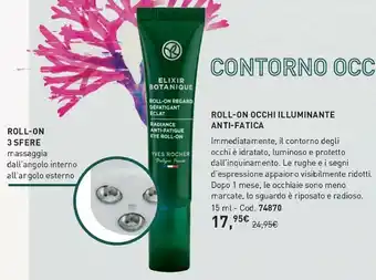 Yves Rocher Yves Rocher Roll-on Occhi Illuminante Anti-fatica offerta