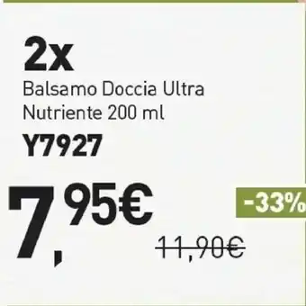 Yves Rocher Yves Rocher Balsamo Doccia Ultra Nutriente offerta