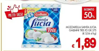 Crai Galbani Mozzarella offerta