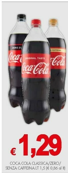 Crai Coca Cola Coca cola zero offerta