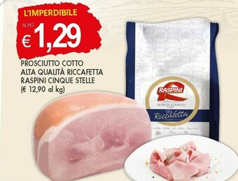 Crai Raspini Prosciutto cotto offerta