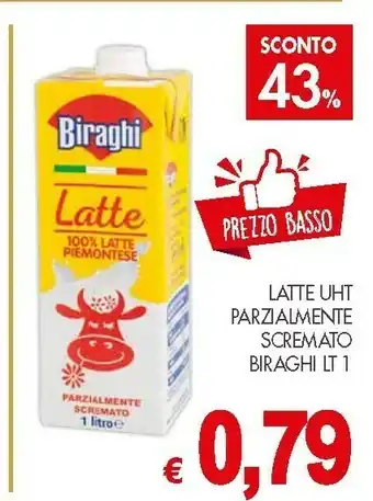 Crai Biraghi Latte parzialmente scremato offerta