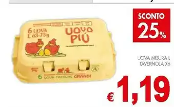 Crai Misura Uova offerta
