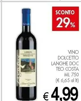 Crai Costa Vino rosso offerta