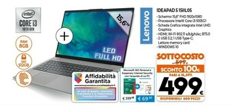 Expert Lenovo Ideapad 5 15IIL05 offerta