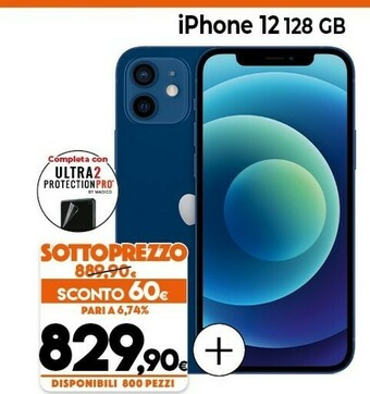 Expert Apple IPhone 12 15,5 Cm (6.1") Doppia SIM IOS 14 5G 128 GB Blu offerta