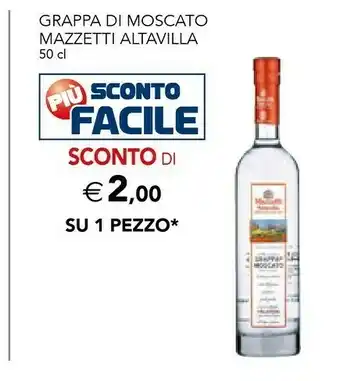 Esselunga Mazzetti Altavilla Grappa Di Moscato offerta