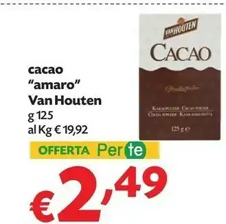 Pam Van houten Cacao Amaro offerta